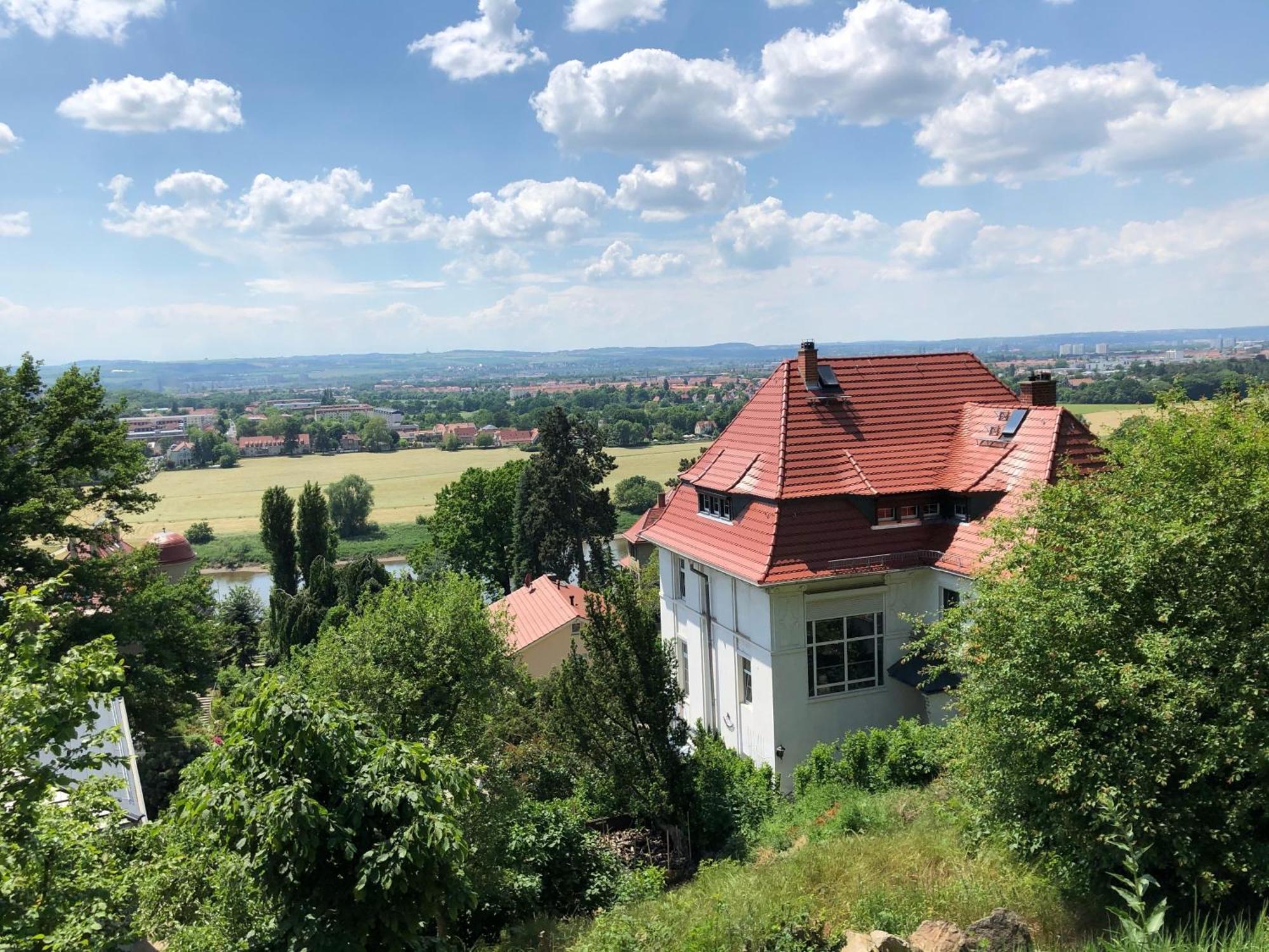 Ferienwohung In Dresden Am Elbhang Esterno foto